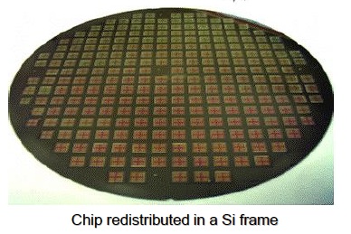 Embedded die in silicon. (courtesy of ASE)