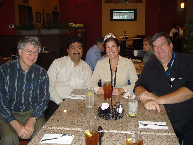 Larry Smith, Sitaram Arkalgud, Yours Truly, and Andy Rudack during a 3D InCites visit to SEMATECH in 2010. 