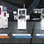 Three Nordson Electronics Solutions machines
